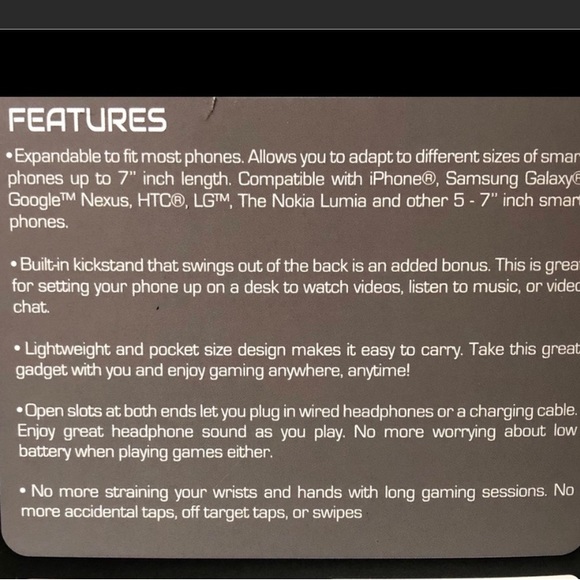 New sealed box Bytech Smartphone Controller Universal Mobile Holder - Picture 6 of 9